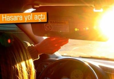 ARABA SICAKTAN ERİDİ!