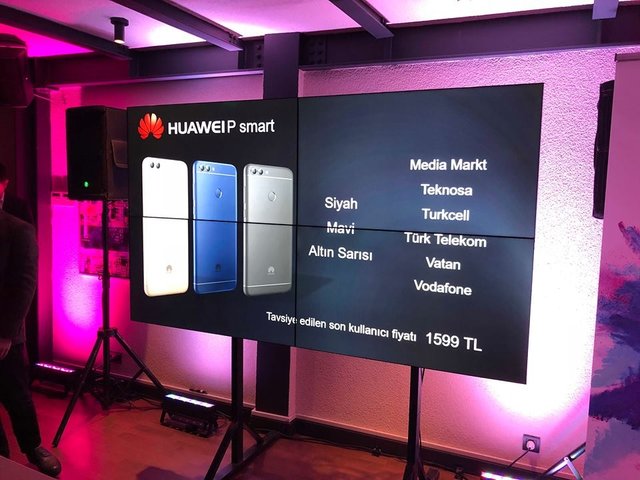 huawei p smart turkiye de iste fiyati
