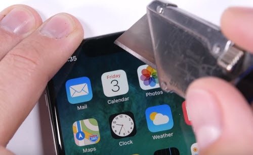 iphone x bukulme yanma ve cizilme