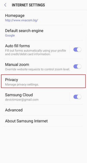 samsung galaxy note 8 in internet