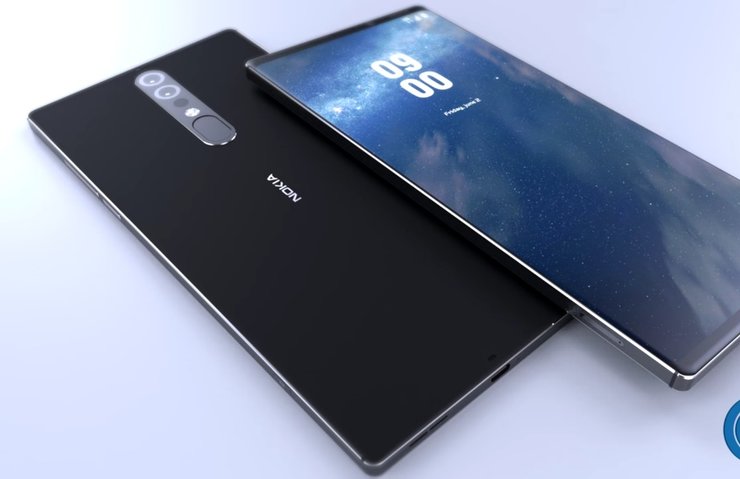 Cercevesiz Ekranli Ve Cift Arka Kamerali Nokia 9 Videoda