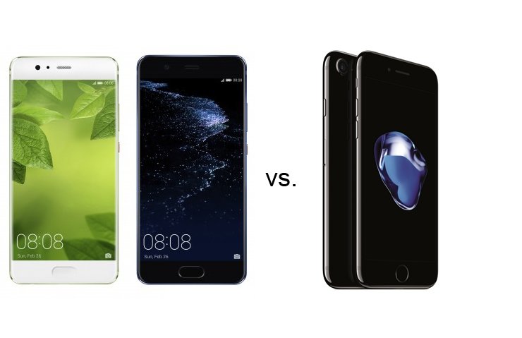 huawei p10 ile iphone 7 karsilastirmasi