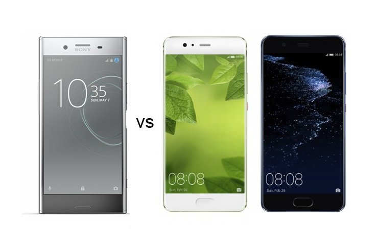 sony xperia xz premium mu huawei p10