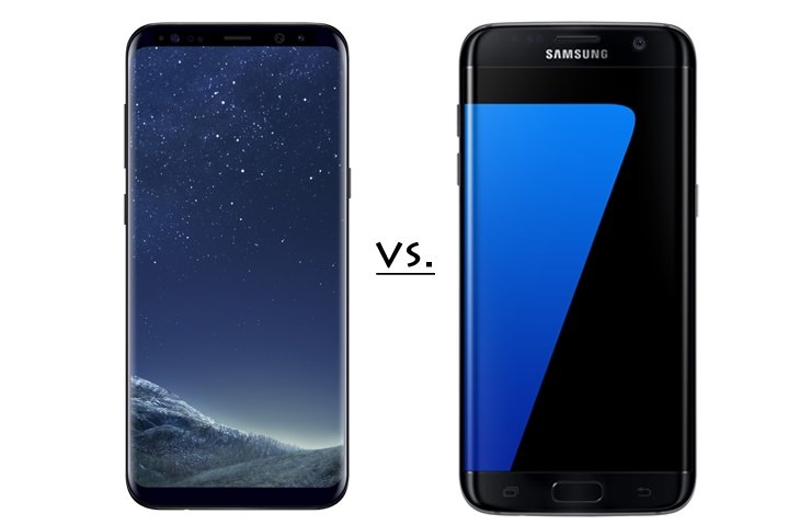 samsung galaxy s8 ile galaxy s7 edge