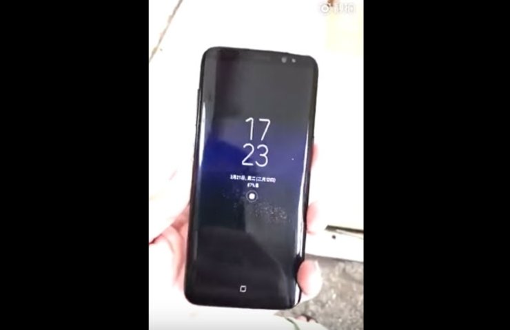 samsung galaxy s8 de parmak izi boyle