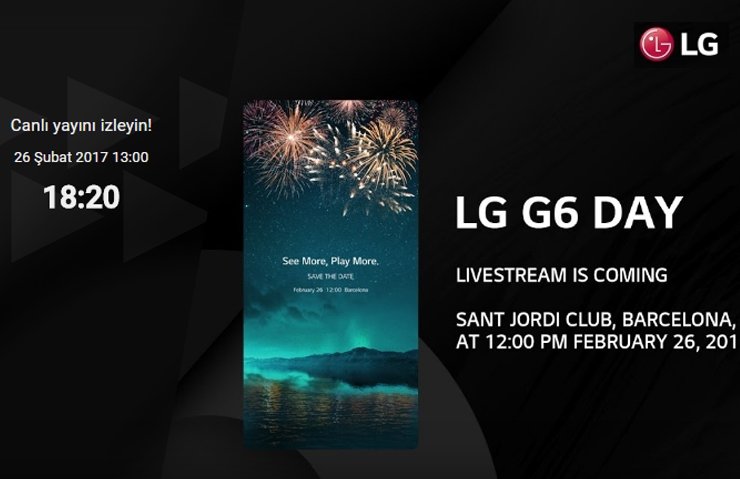 LG G6 TANITILIYOR! CANLI İZLEYİN